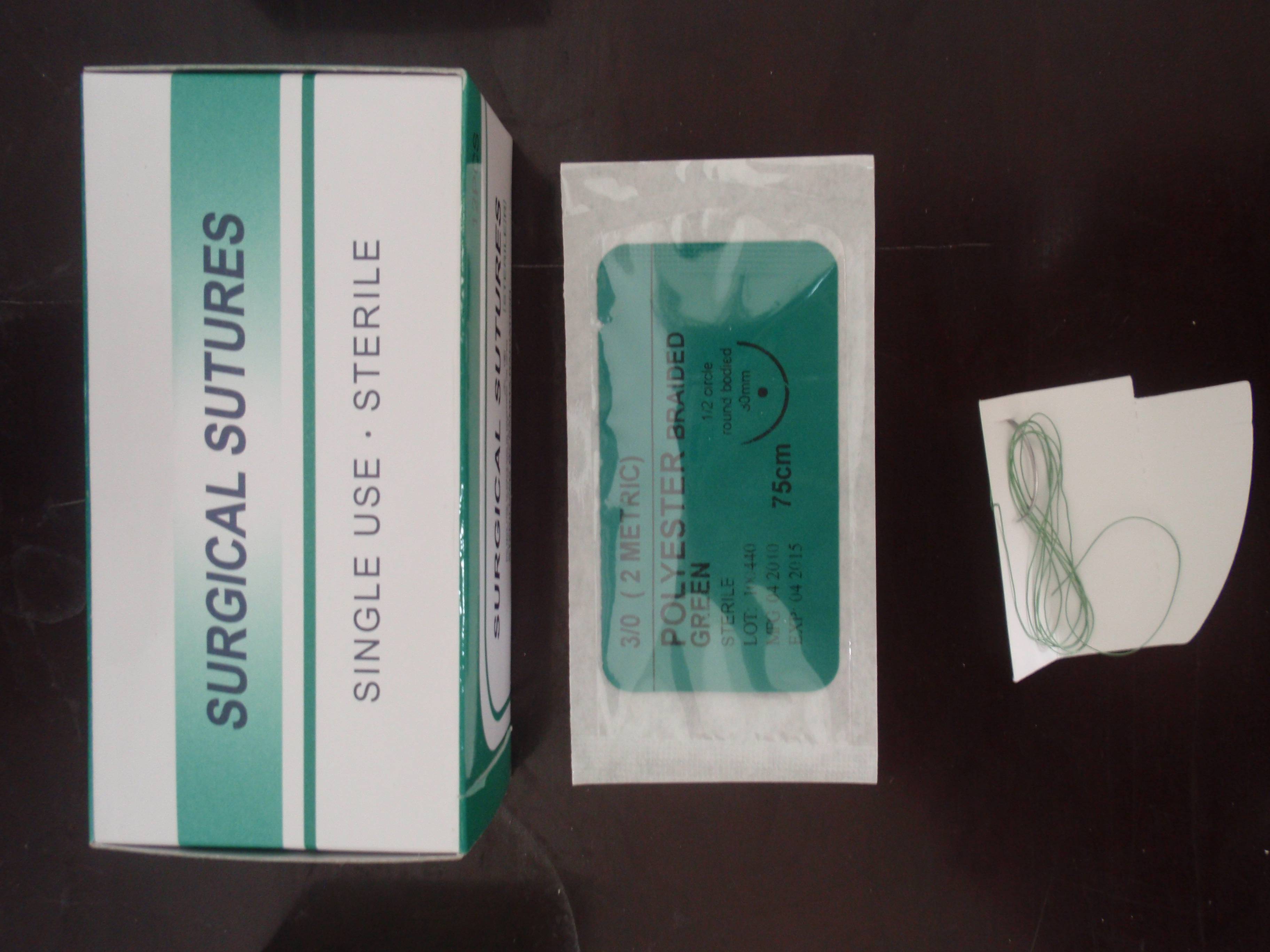 EWO10 surgical suture polyester